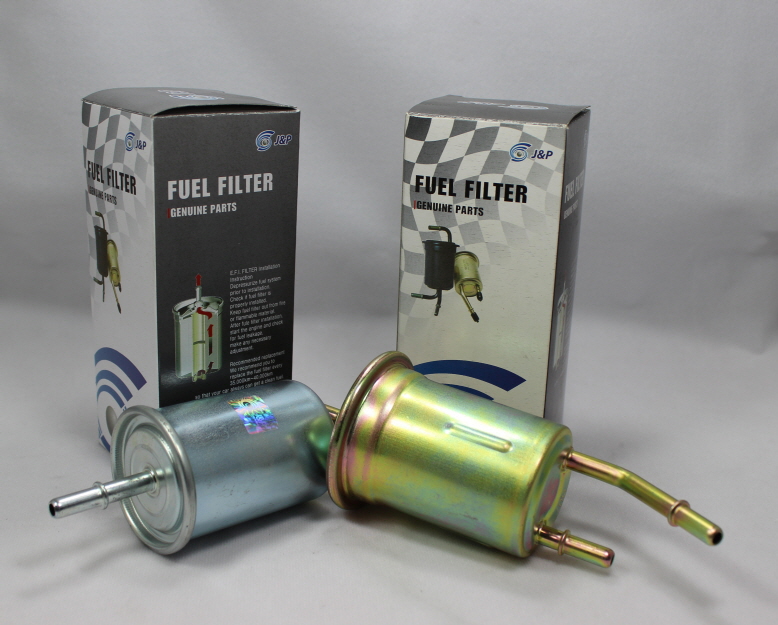 J&P Brand Fuel Filters for Hyundai, KIA, GM Chevrolet and Ssangyong vehicles.